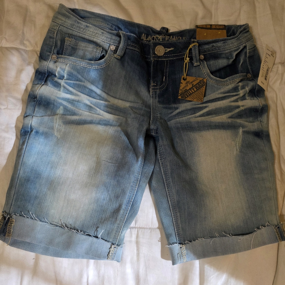 Almost Famous Light Blue Jean Shorts